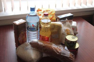 Опубликовано фото набора продуктов, который получают пострадавшие скопинцы